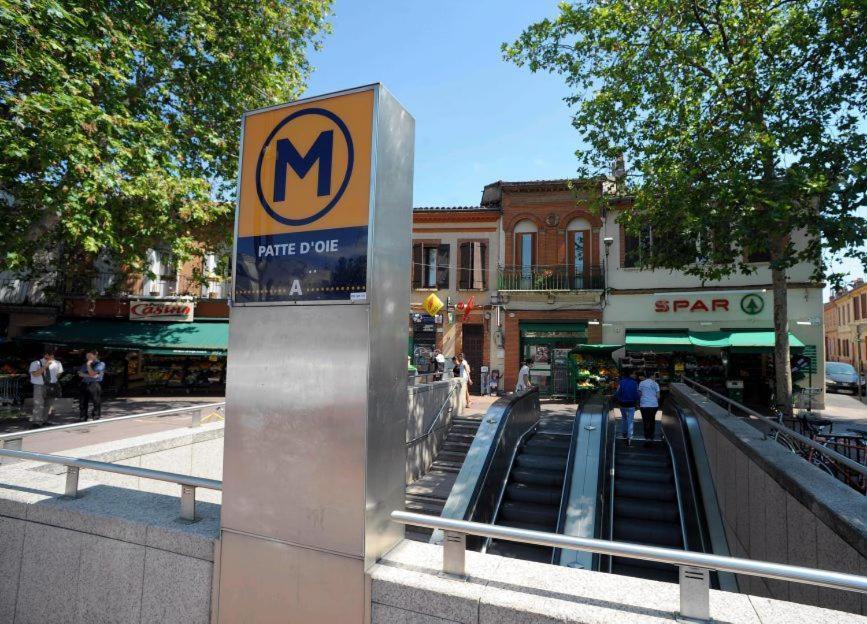 T3 Tout Confort Metro Patte D'Oie Toulouse Dış mekan fotoğraf